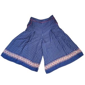 Ark and Co navy blue wide leg shorts size Medium